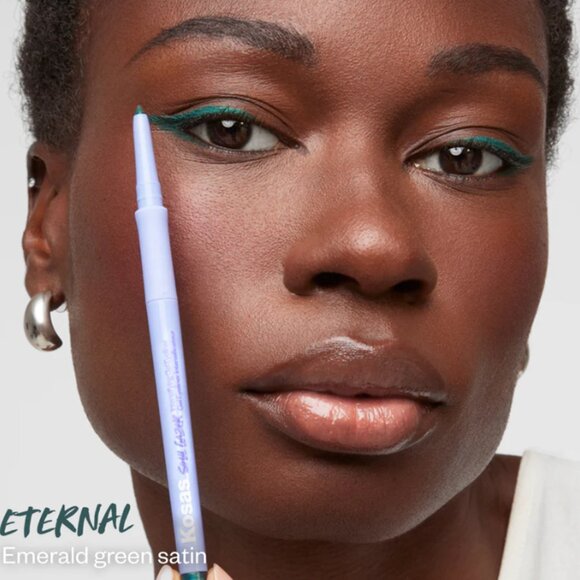 Kosas Soulgazer Intensifying Gel Eyeliner | Eternal (Emerald Green Satin) | NEW - Picture 3 of 4